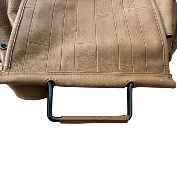 Kooba Cayman Leather Backpack Tan - Picture 5 of 10